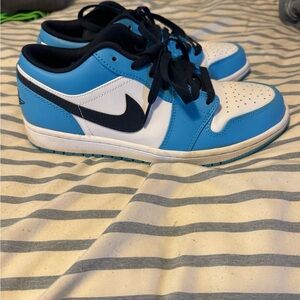 Air Jordan Sneakers in Blue, white/ navy blue